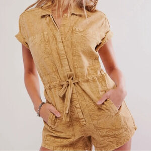 NWOT We the free Rhodes Chino coverall romper